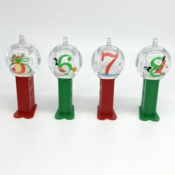 PEZ Twelve Days of Christmas Ornaments - 12 Candy Dispensers - Unused - NO CANDY - Picture 7 of 11